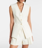 Veronica Beard Gillson cotton-blend twill vest