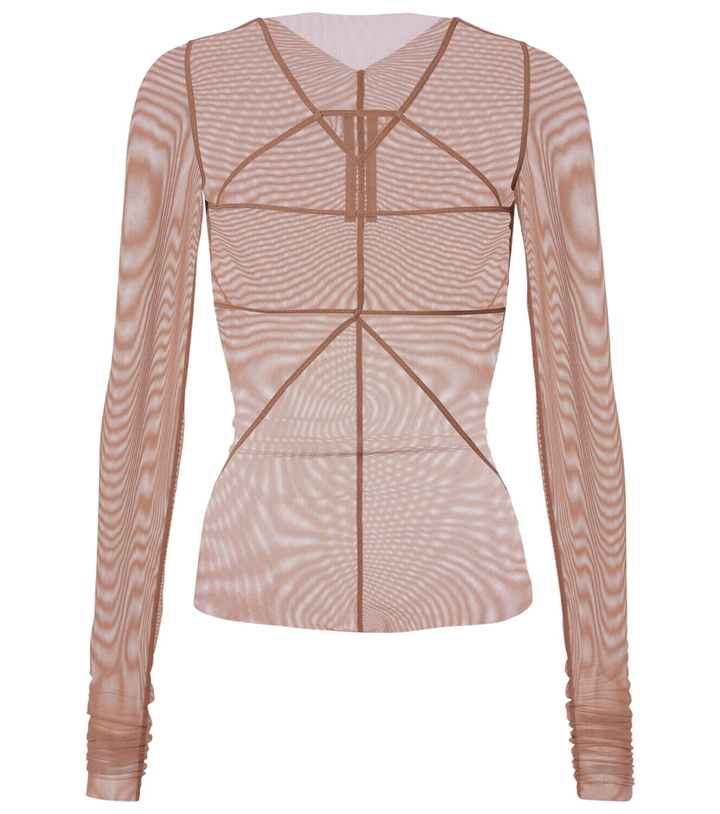 Photo: Rick Owens Temple sheer tulle top