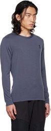 On Purple Crewneck Long Sleeve T-Shirt