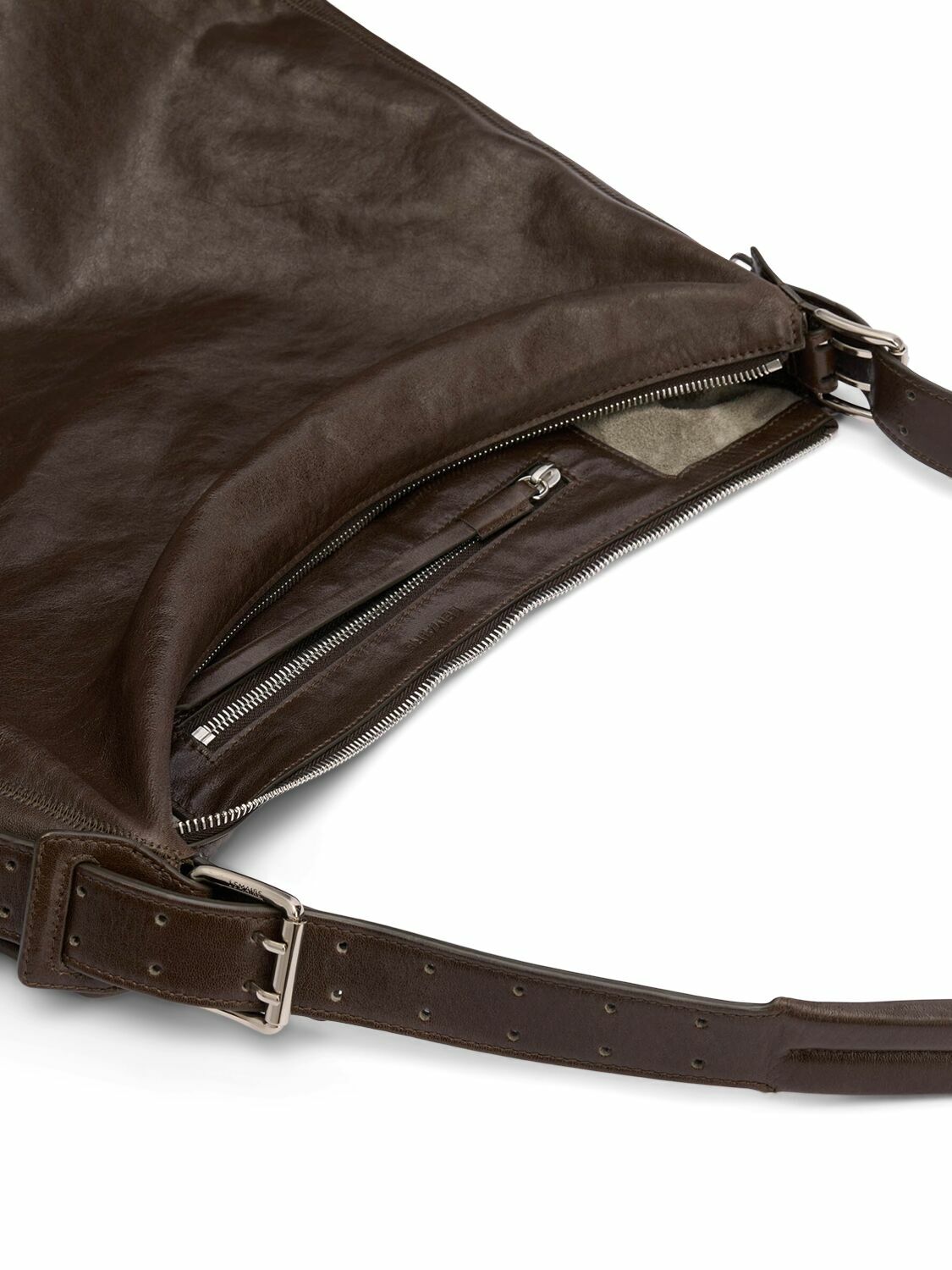 LEMAIRE Belted Leather Hobo Bag Lemaire LEMAIRE Belted Leather Hobo Bag Lemaire
