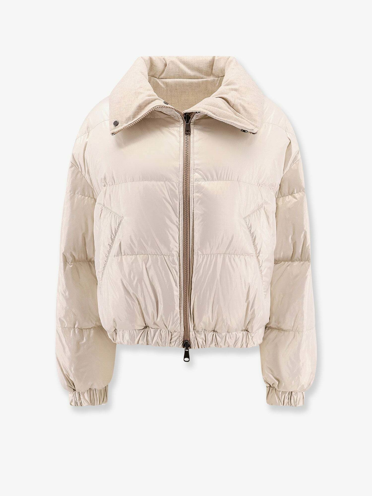 ジャケット BRUNELLO CUCINELLI Women Jackets MH1267040 C600 Beige Brunello Cucinelli Jacket Beige Womens Brunello Cucinelli
