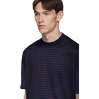 Lanvin Blue High Collar T-Shirt