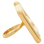 Fendi Gold Forever Fendi Maxi Logo Ring