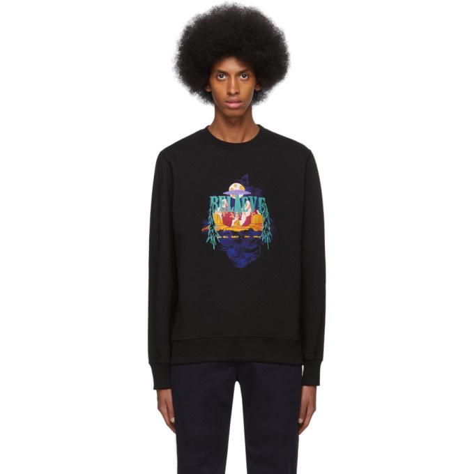 Photo: PS by Paul Smith Black UFO Believe Sweatshirt