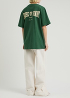 House OF Sunny Hackney Logo-print Cotton T-shirt Green