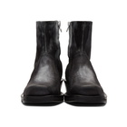 Acne Studios Black and White Leather Boots