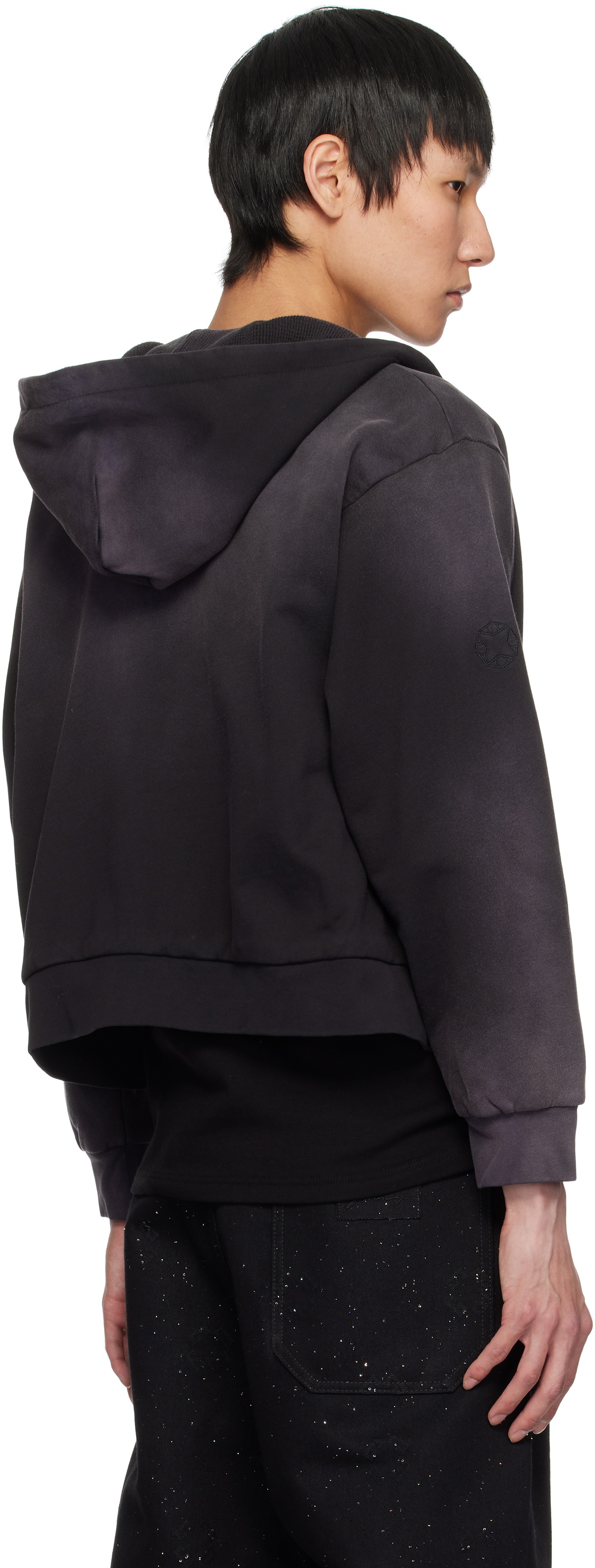 【1017 ALYX 9SM】バックルカラーニットフーディー 1017 ALYX 9SM buckle-detail Cotton Hoodie | Black | FARFETCH