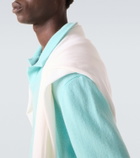 Allude Wool and cashmere polo sweater