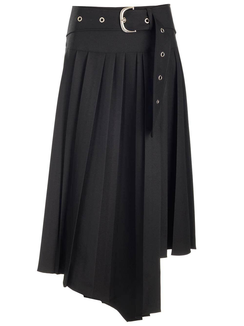スカート Off-White Woman Skirt Grey OWCU009S24FAB002 0700 Off White Skirt Grey Womens Off-White