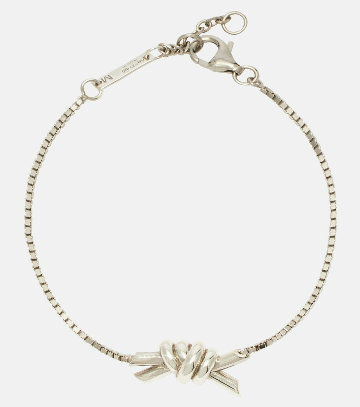 Bottega Veneta Knot sterling silver bracelet