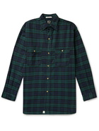 OrSlow - Checked Cotton-Flannel Shirt - Green