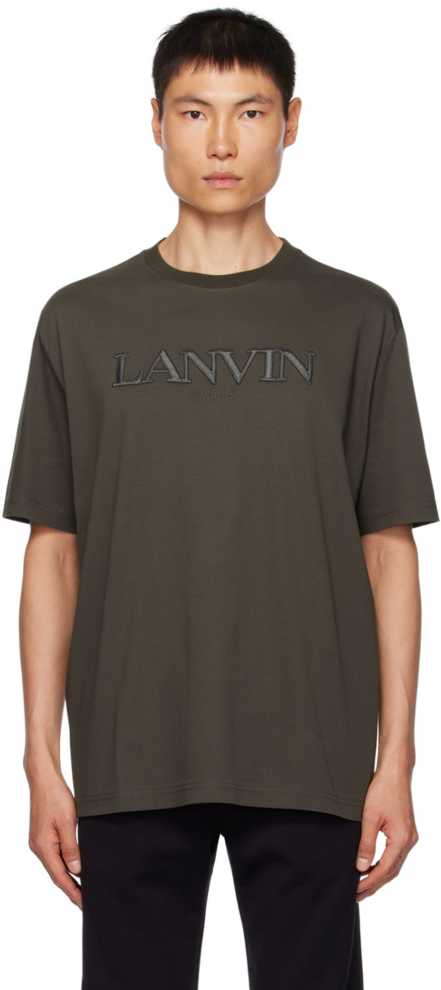 Photo: Lanvin Gray Oversized T-Shirt