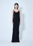 Mugler Crepe Maxi Dress
