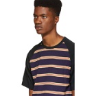 Comme des Garcons Homme Multicolor Horizontal Stripe T-Shirt