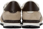 Valentino Garavani Brown & Off-White Rockrunner Sneakers