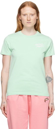 Maison Kitsuné Green Cotton T-Shirt