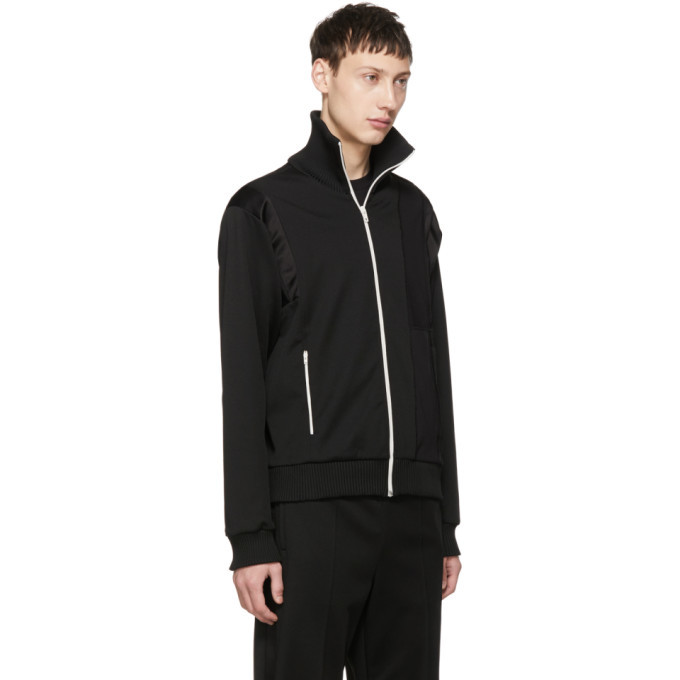 Maison Margiela Black Panelled Track Jacket