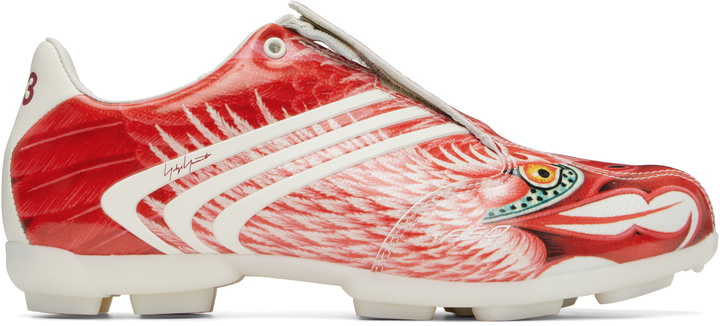 Photo: Y-3 Red F50 Beast Sneakers