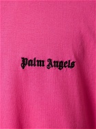 PALM ANGELS Oversized Cotton T-shirt with logo