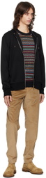 Paul Smith Black Signature Stripe Hoodie