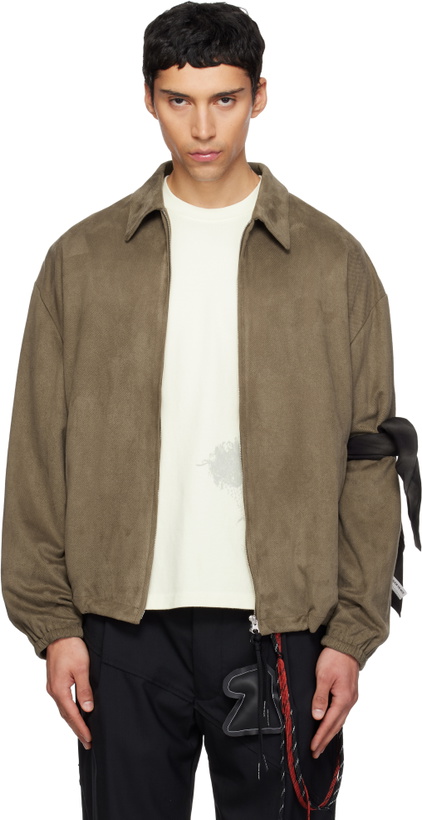 Photo: Song for the Mute Brown Slim Coach Jacket