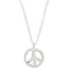 Ambush Silver Peace Charm Necklace