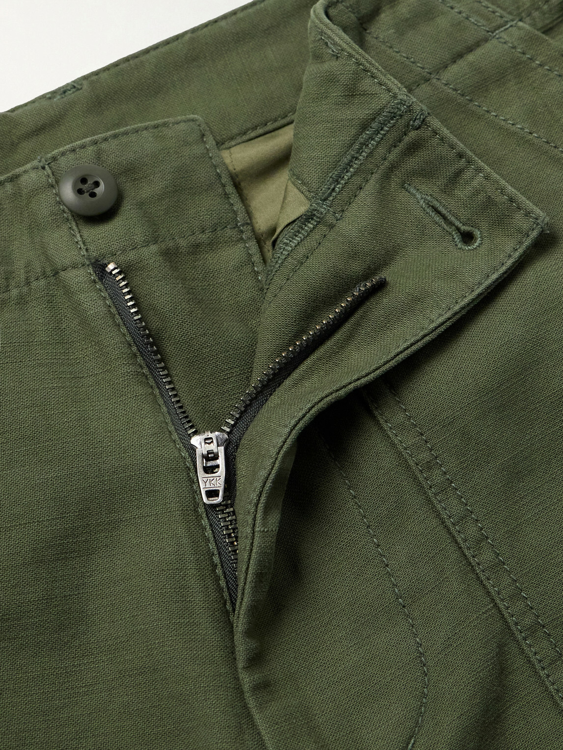 Beams Plus - Straight-Leg Cotton Trousers - Green
