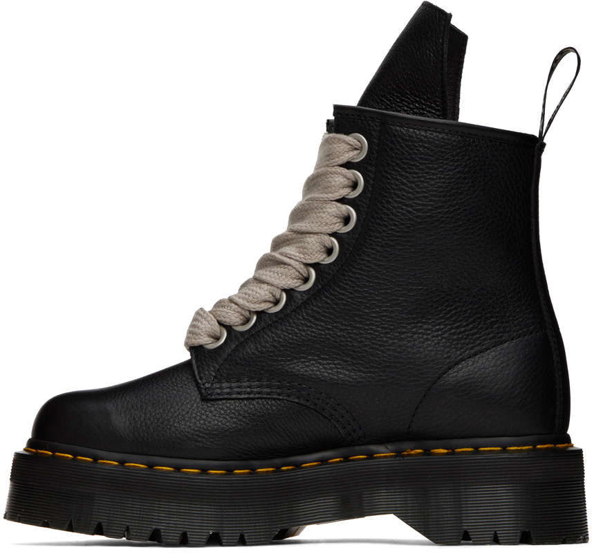 Rick Owens Black Dr.Martens Edition Jumbo Lace Boots Rick Owens