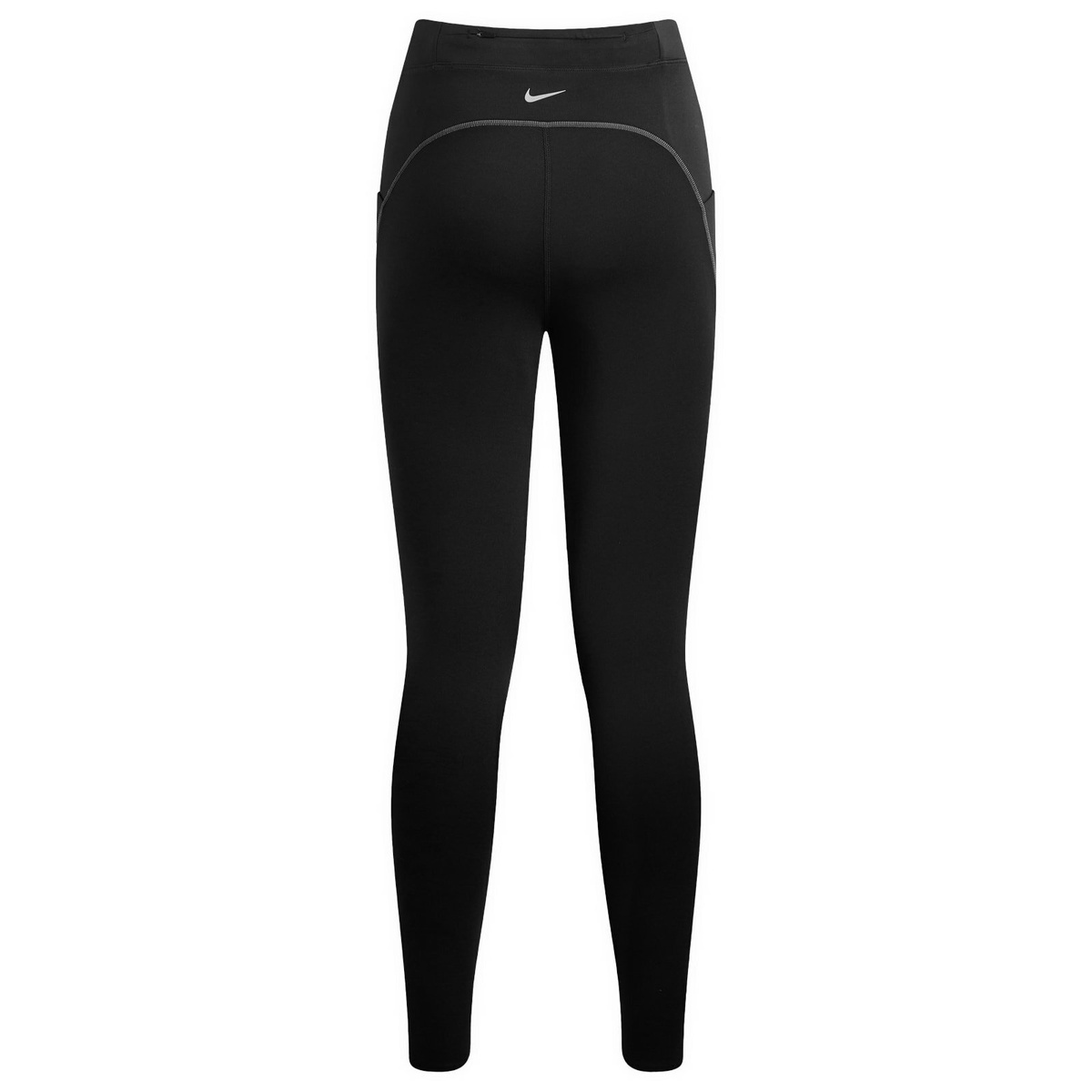 Nike Women's 7/8 Run Tights in Black/Smoke Grey