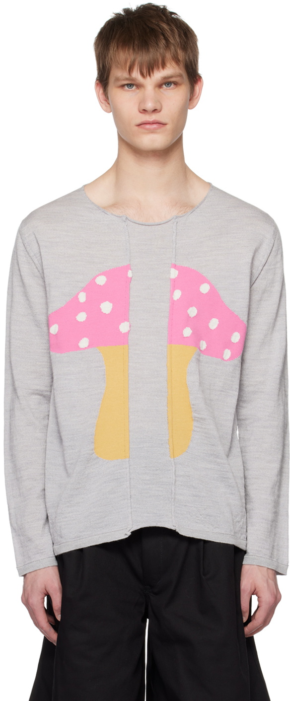 Comme des Garçons Shirt Gray Brett Westfall Edition Sweater