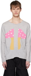 Comme des Garçons Shirt Gray Brett Westfall Edition Sweater