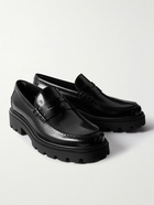 Tod's - Glossed-Leather Penny Loafers - Black