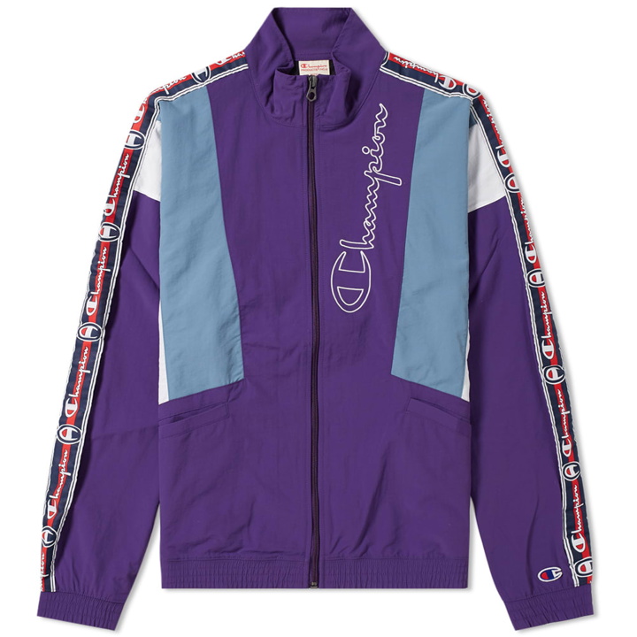 Photo: Champion Reverse Weave Vintage Taped Track Top