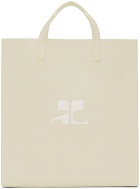 Courrèges Off-White Heritage Tote