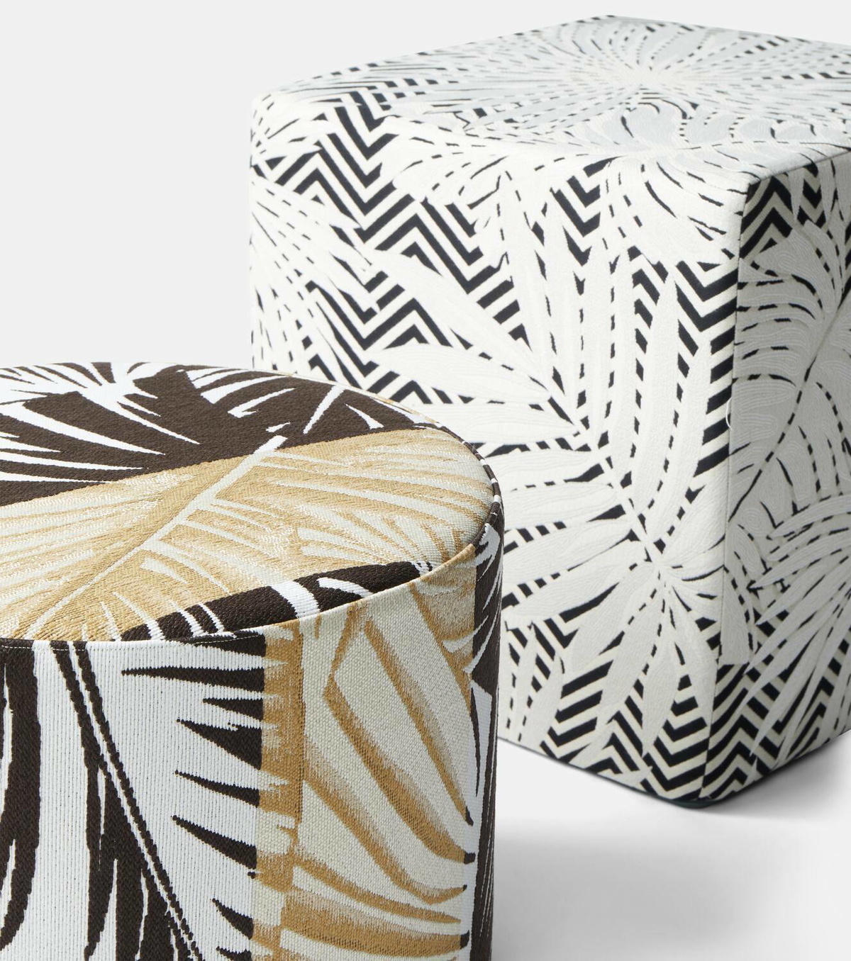 Missoni Bali floral pouf