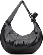 HELIOT EMIL Silver Liquid Metal Maxi Crossbody Bag