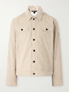 James Perse - Stretch-Cotton Corduroy Blouson Jacket - Neutrals