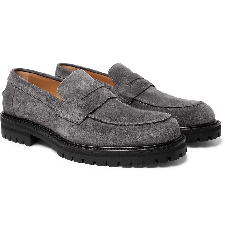 Photo: Mr P. - Jacques Suede Loafers - Gray