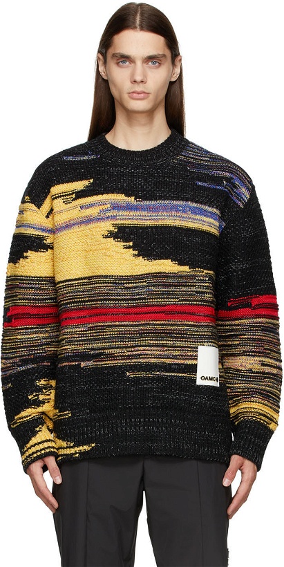 Photo: OAMC Yellow Static Sweater