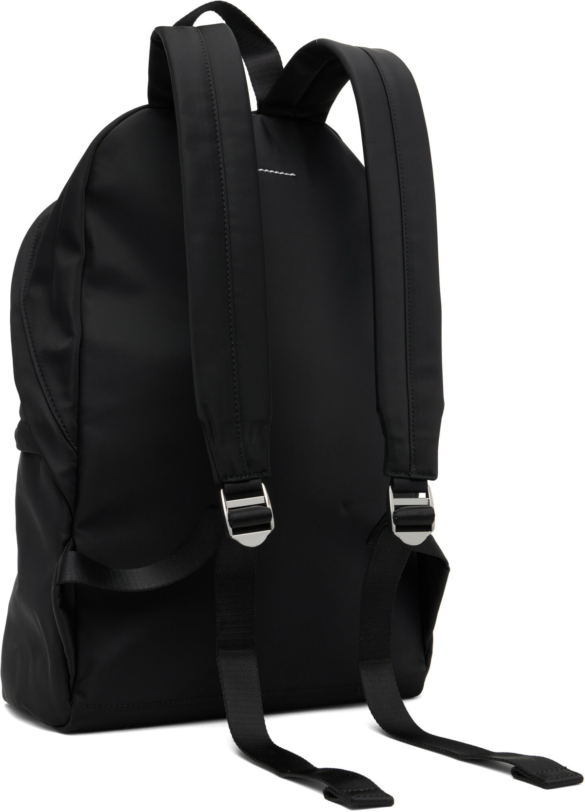 MM6 Maison Margiela Black Nylon Backpack
