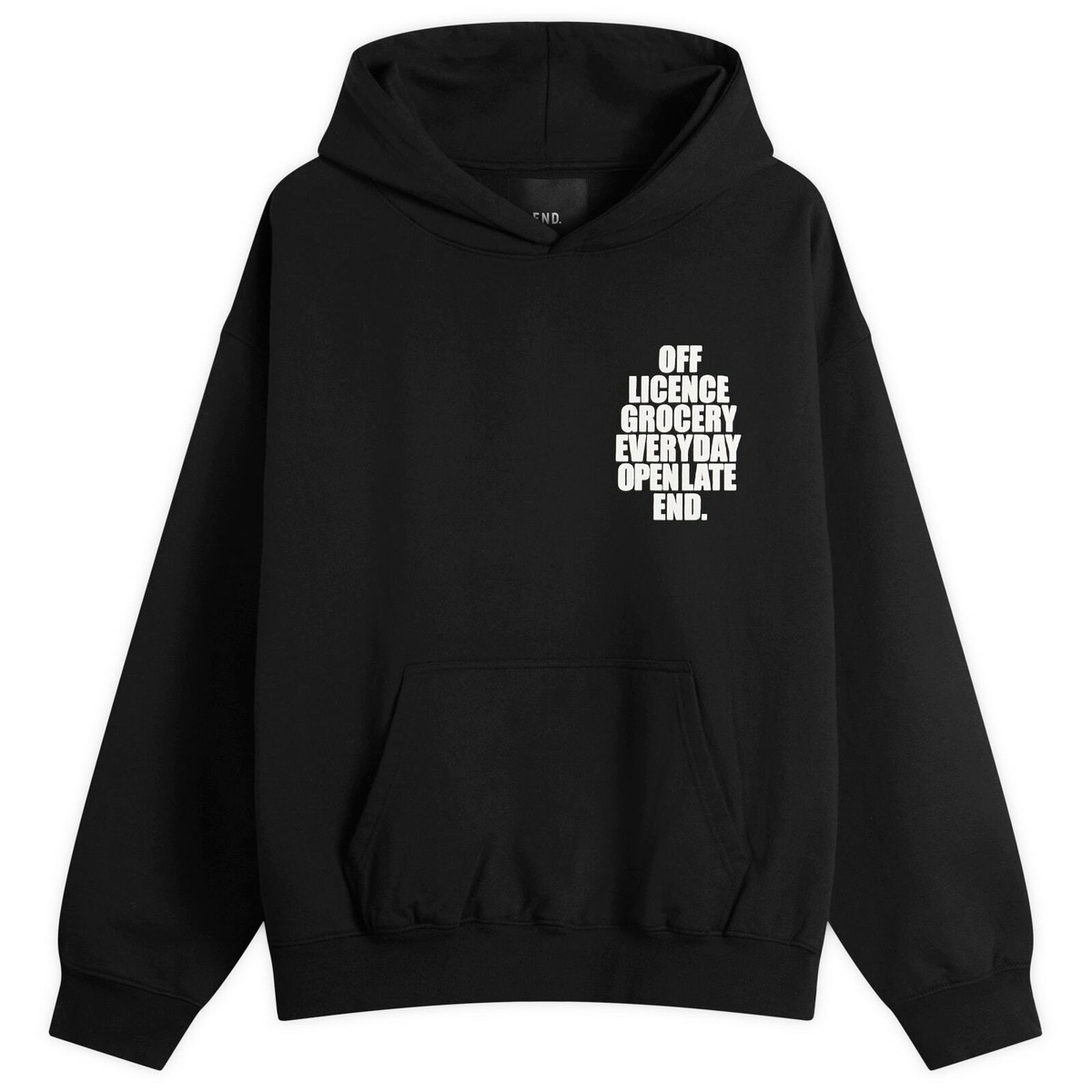 END. Open 'til Late Hoodie in Black