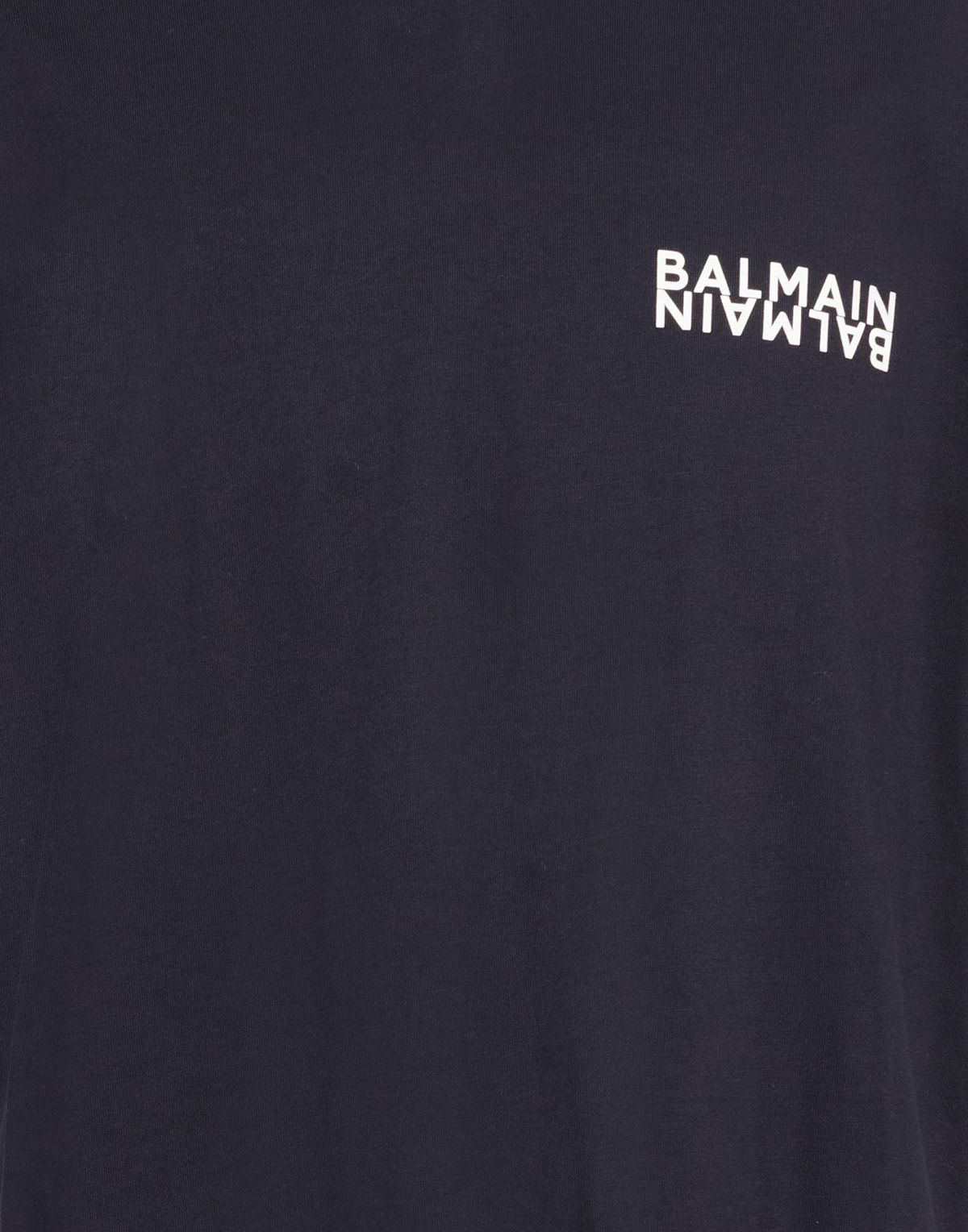 Balmain Mens T-shirt in Navy