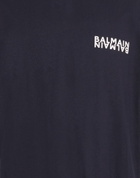 Balmain Mens T-shirt in Navy