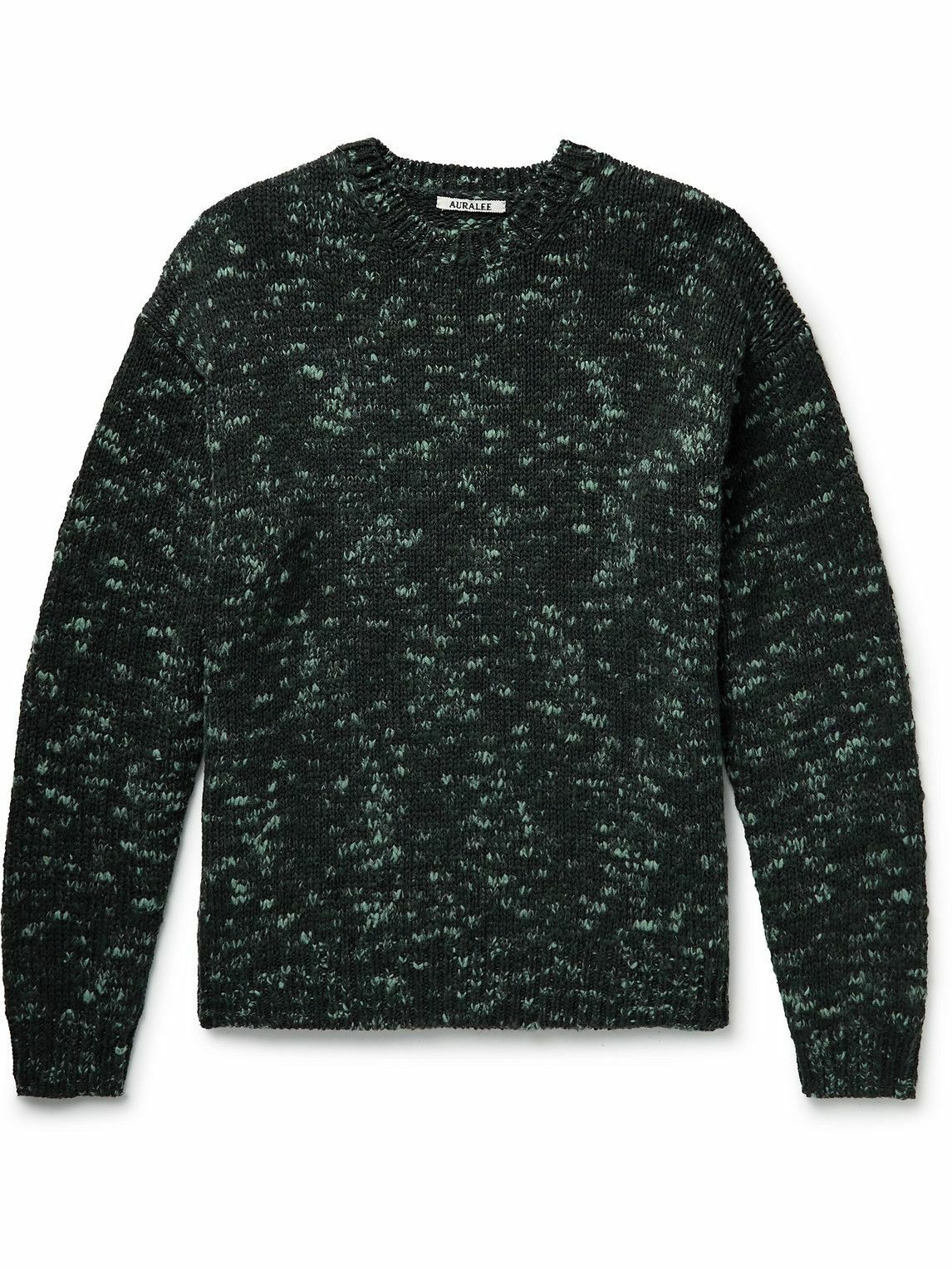 Auralee - Space-Dyed Wool Sweater - Green Auralee