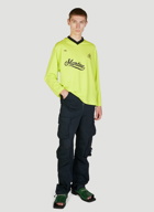 Martine Rose - Long Sleeve Football Top in Yellow