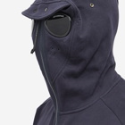 C.P. Company Men's Goggle Zip Hoody in Total Eclipse