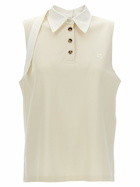 Courrèges sangle Sleeveless Polo Shirt