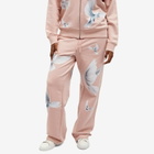 3.Paradis Women's Freedom Doves Lounge Pants in Pink