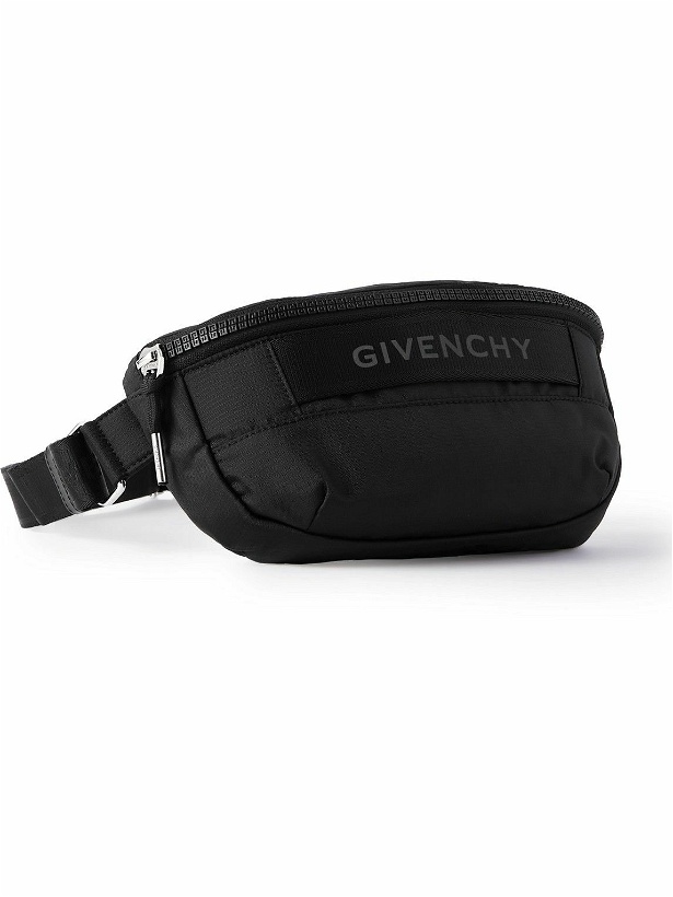 Photo: Givenchy - G-Trek Logo-Print Ripstop Belt Bag