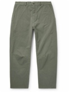 Nili Lotan - Carpenter Straight-Leg Cotton-Blend Twill Trousers - Green